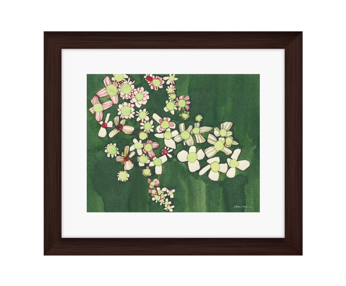 Madeliefjes in Groen