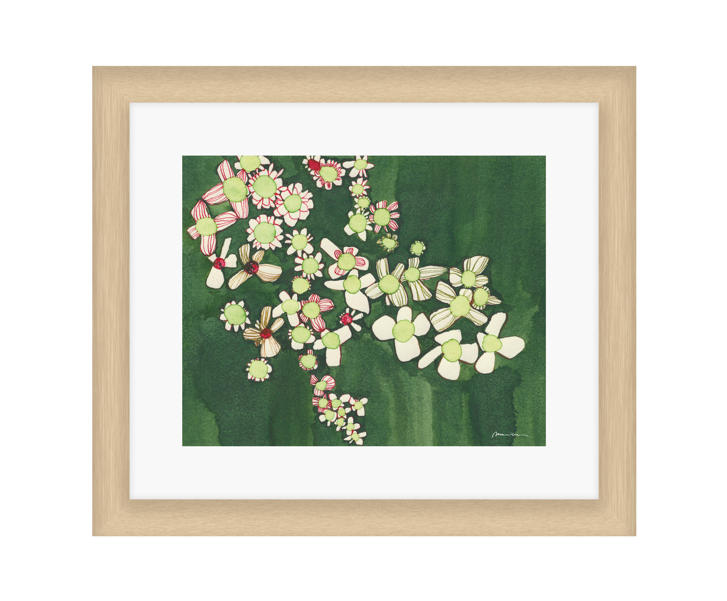 Madeliefjes in Groen