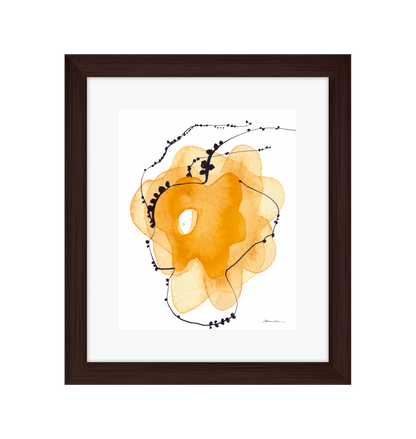 Yellow and Black Flower