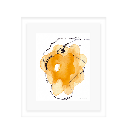 Yellow and Black Flower